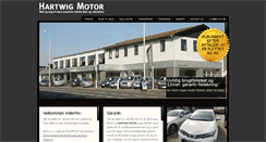 Desktop Screenshot of hartwig-motor.dk