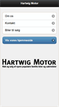 Mobile Screenshot of hartwig-motor.dk